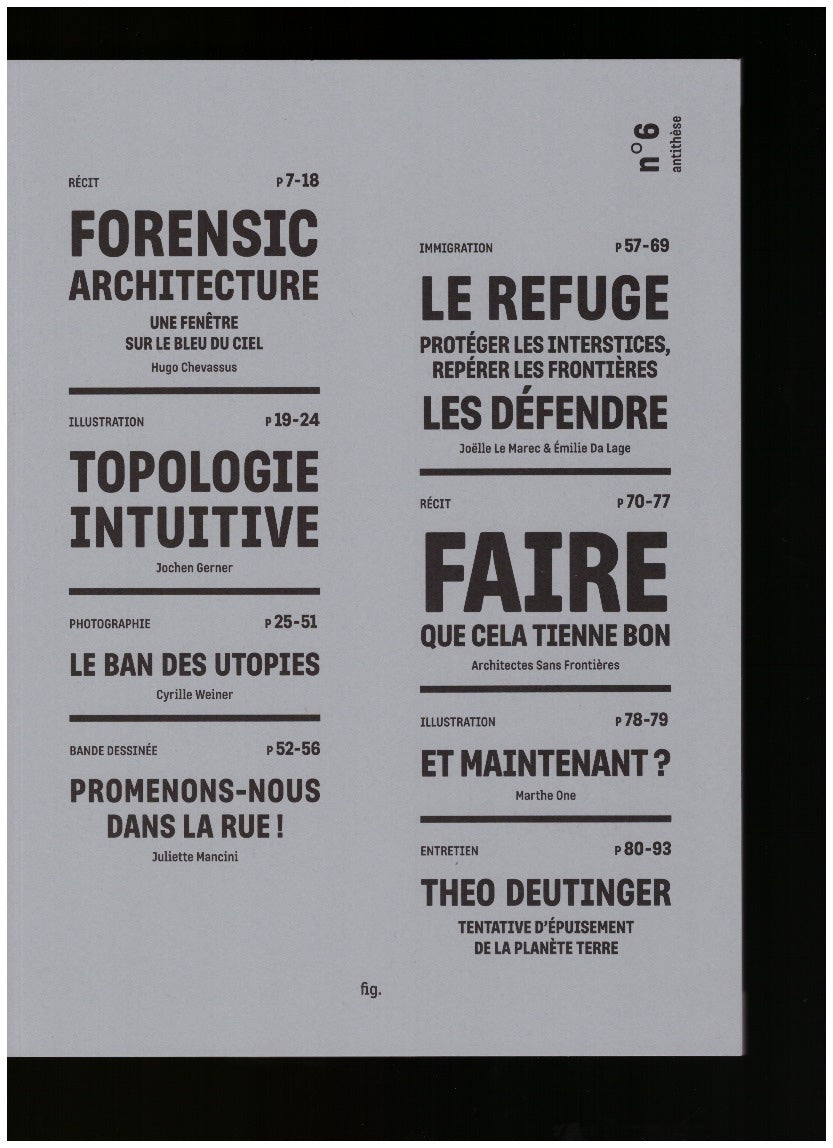 Revue fig. #6: Antithèse
