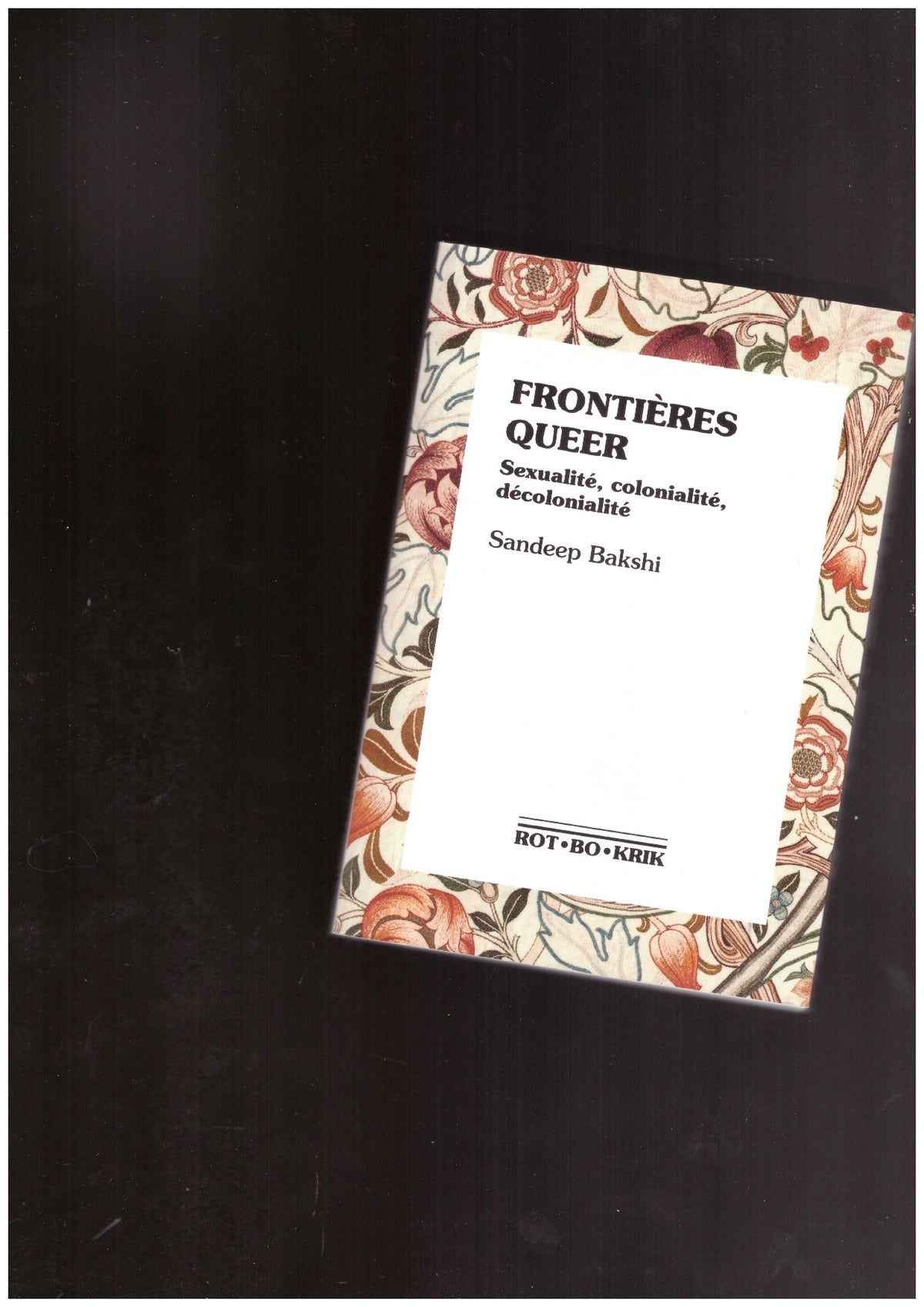 Frontières queer: Sexualité, colonialité, décolonialité