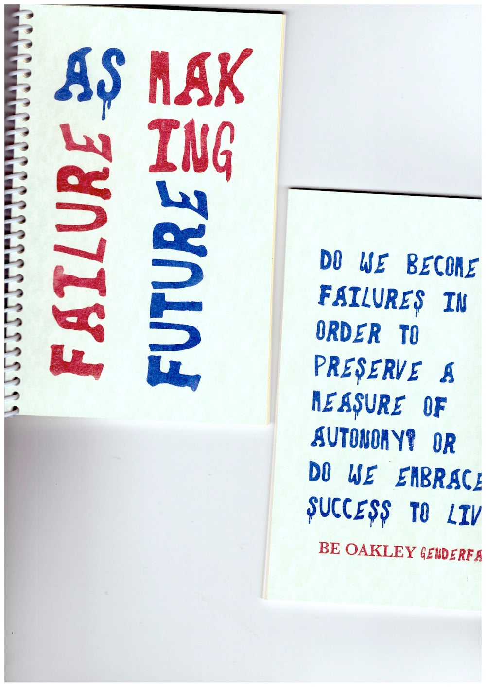 Failure as Futuremaking