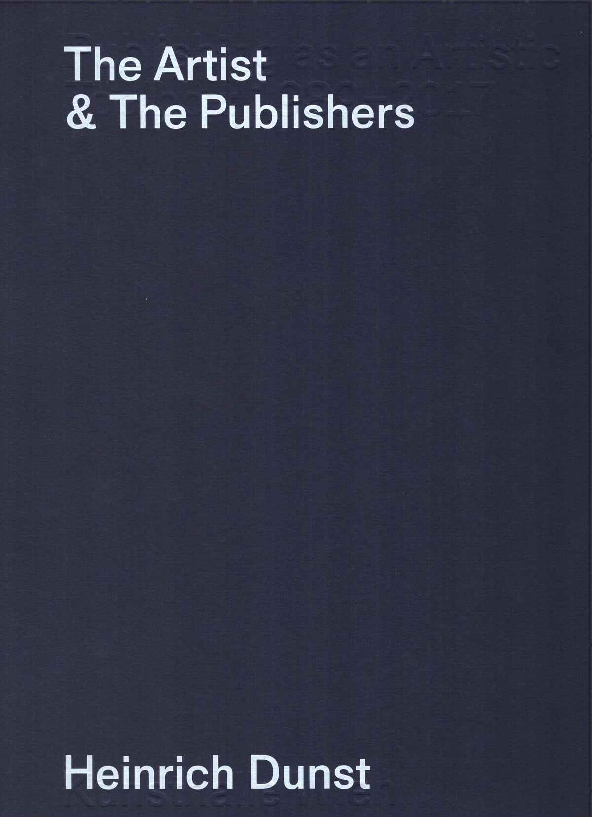 The Artist & The Publishers