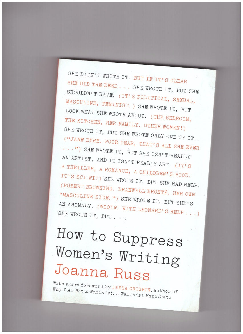 How to Suppress Women's Writing