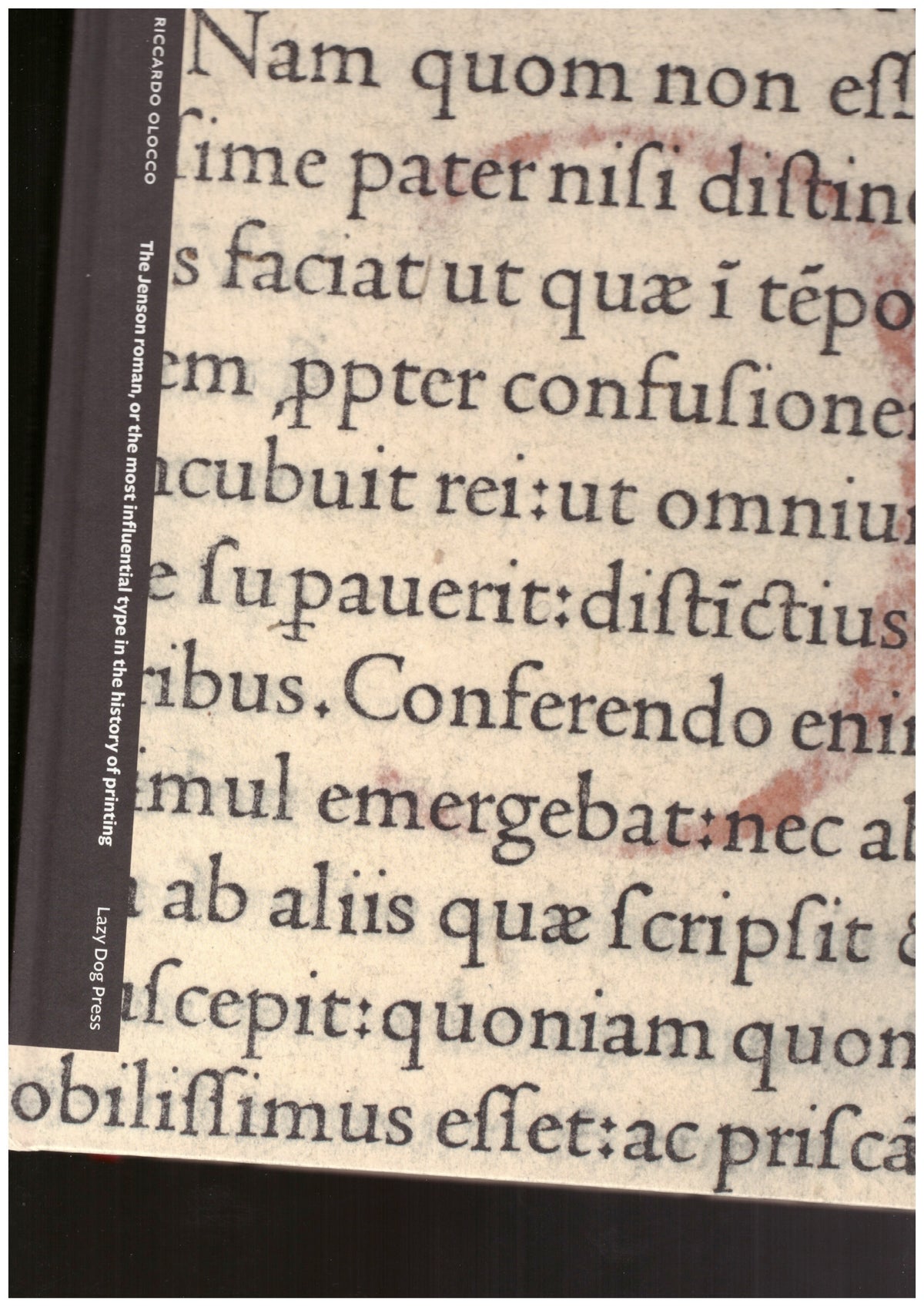 The Jenson roman, or the most influential type in the history of printing