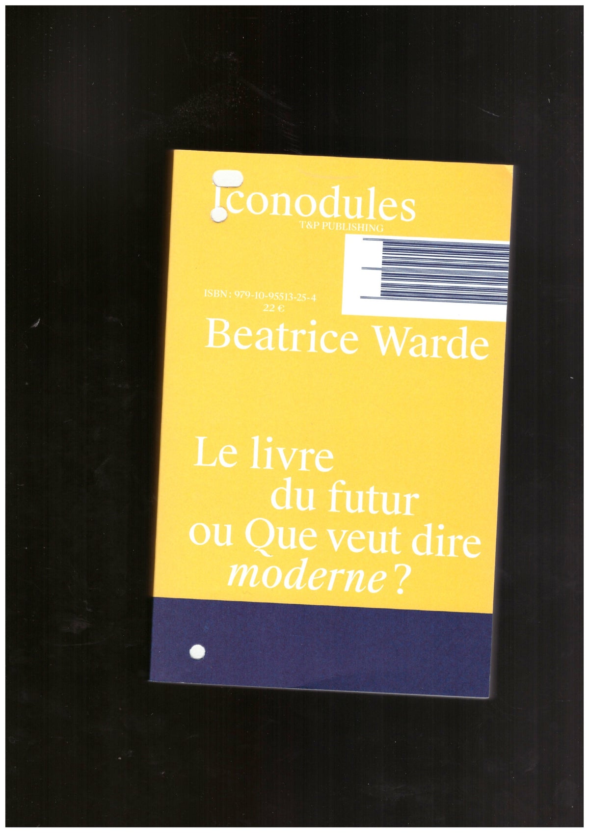 Le livre du futur ou que veut dire moderne ?