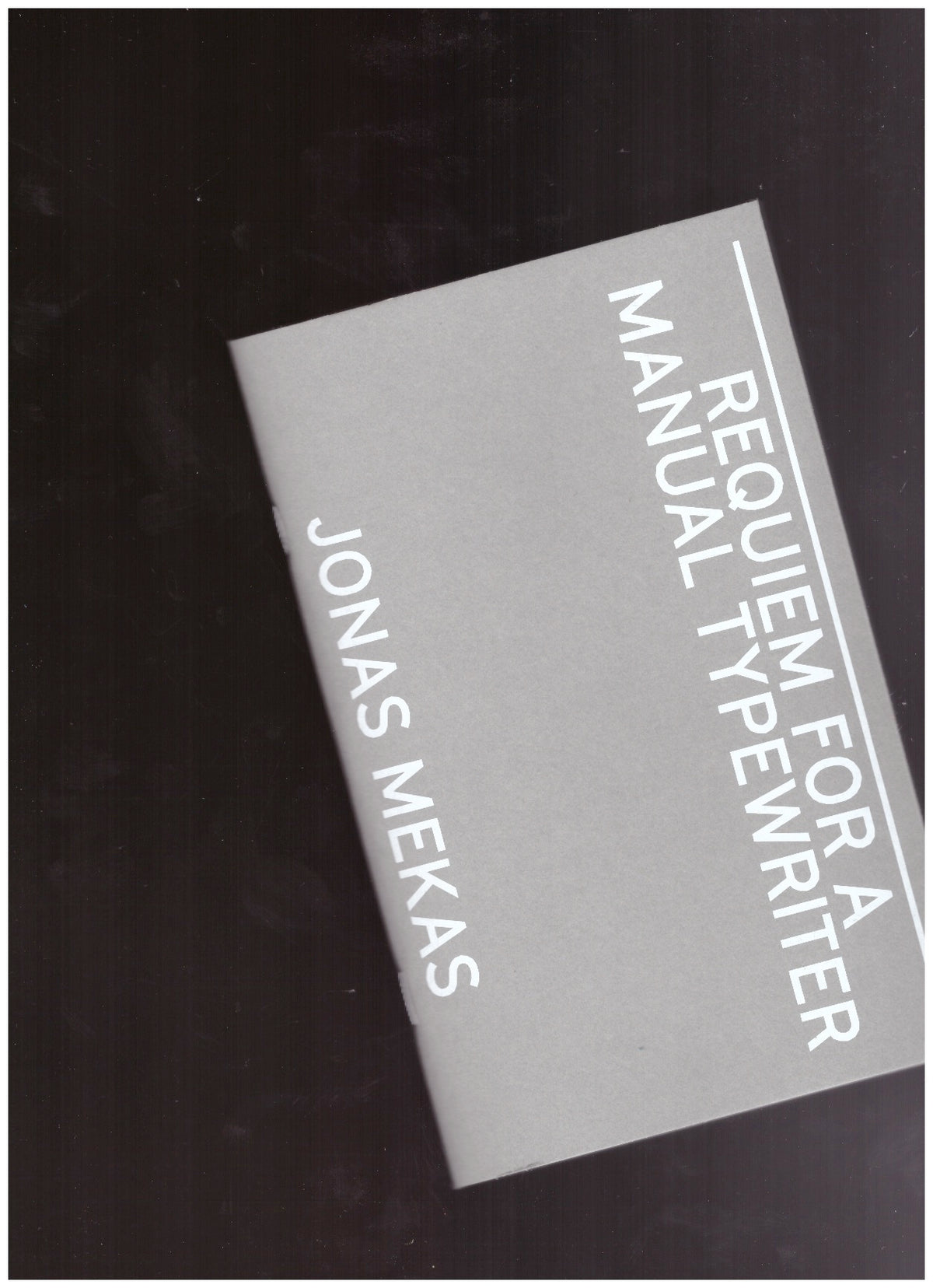 Requiem for a Manual Typewriter