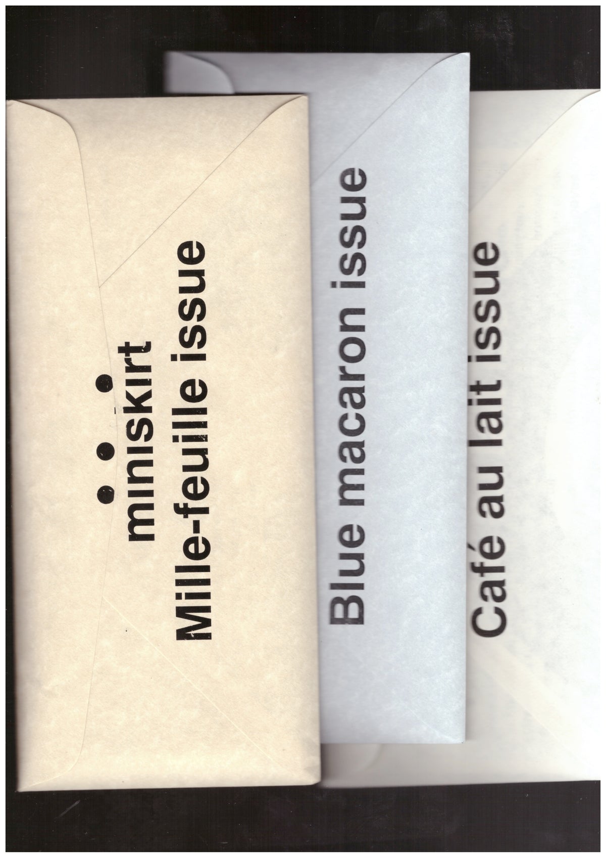 miniskirt – Volume 2, issues 1–3