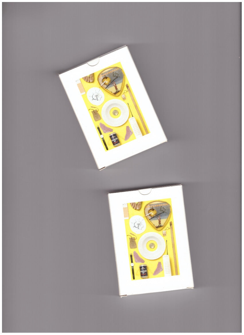 A collection of nine Kippenberger editions, one Boetti watch, a cigarette and yellow