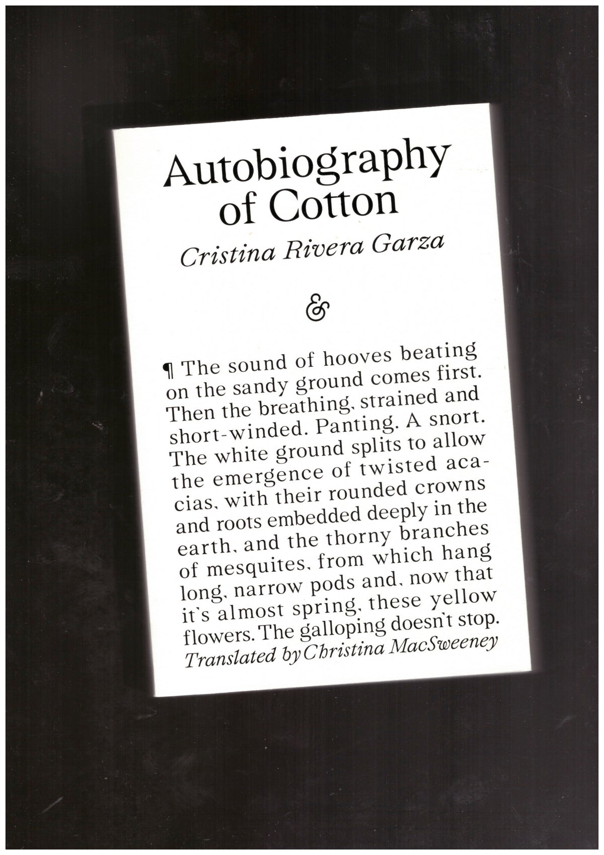 Autobiography of Cotton