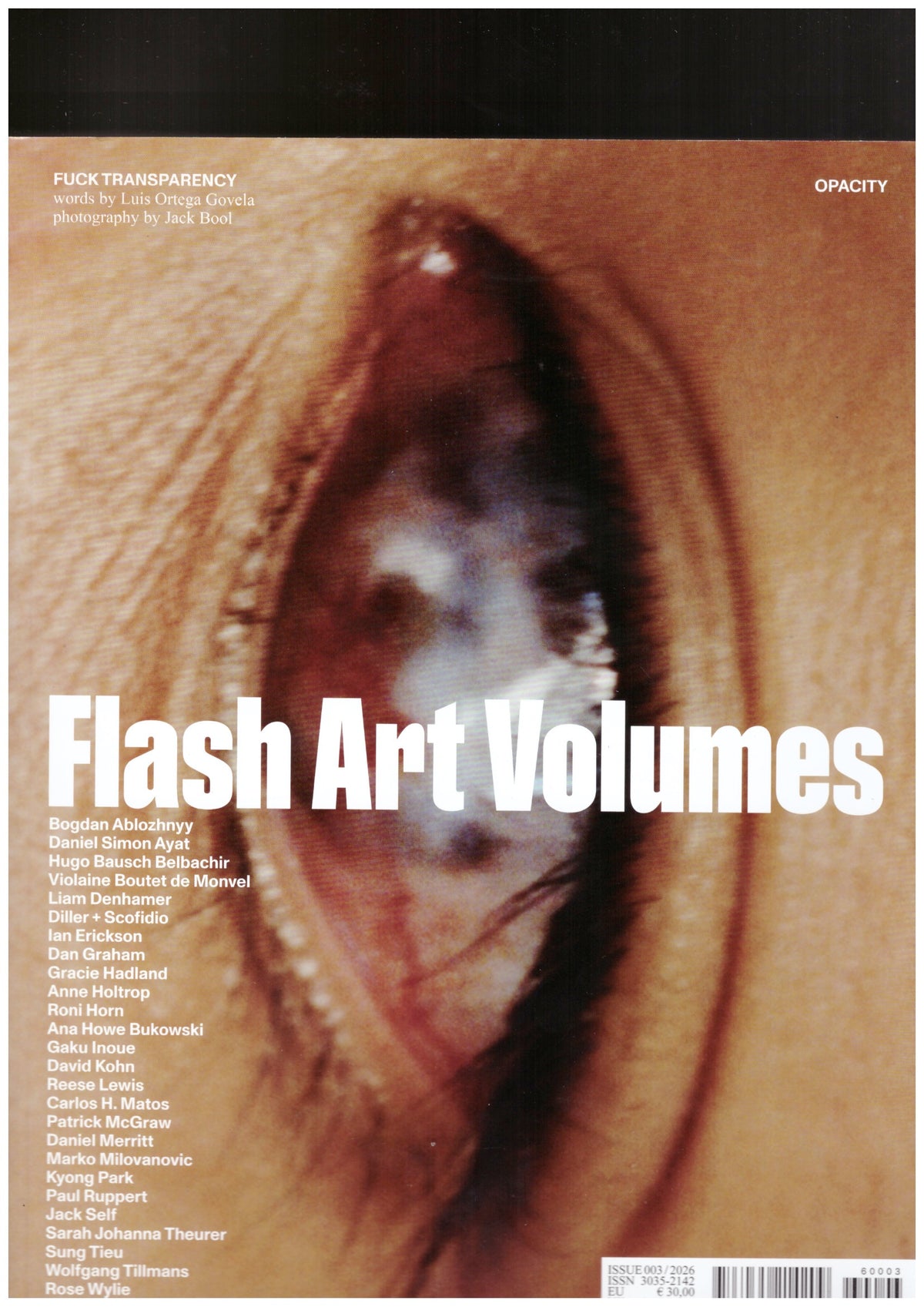 Flash Art Volumes #03 – Opacity