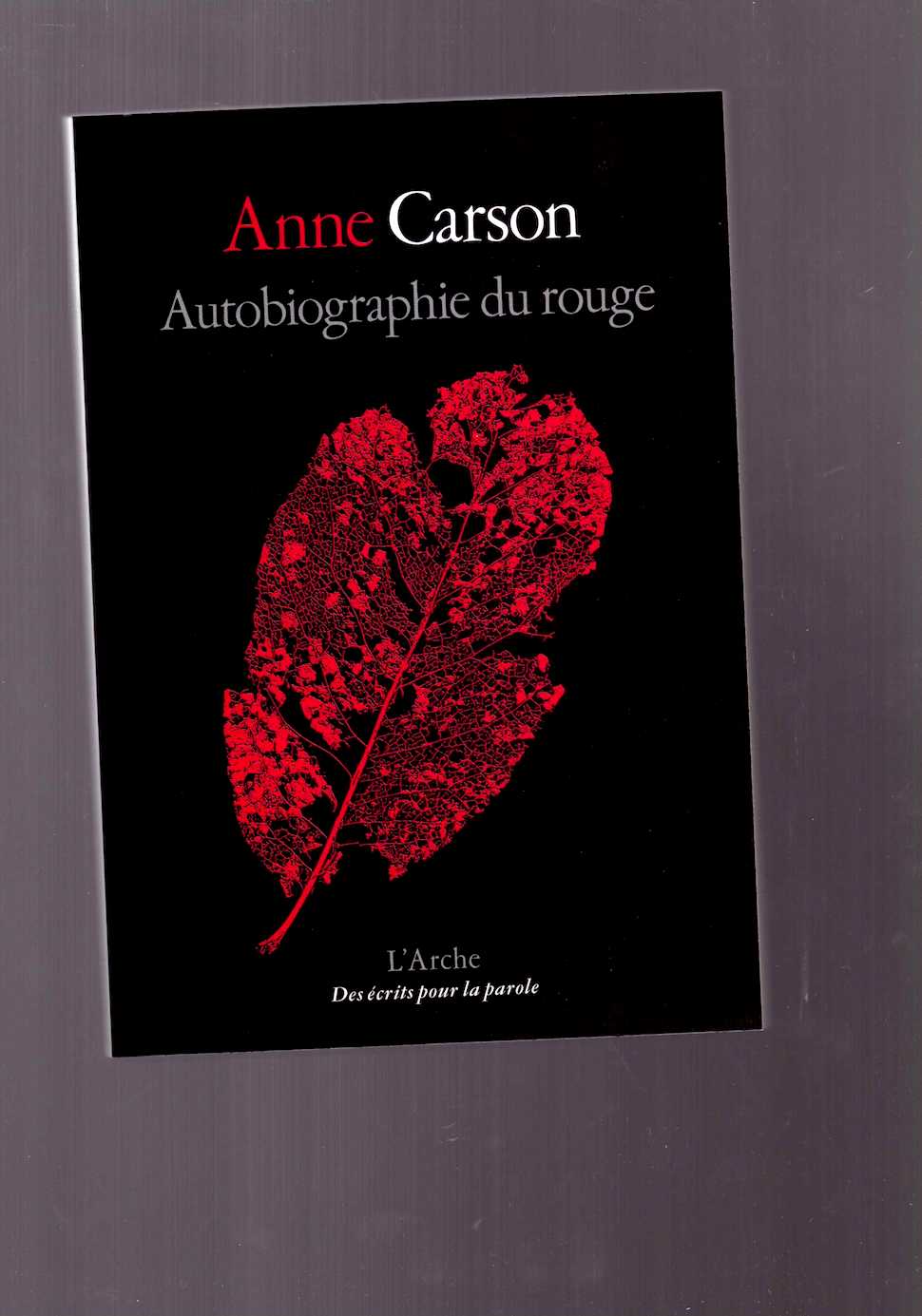 Autobiographie du rouge