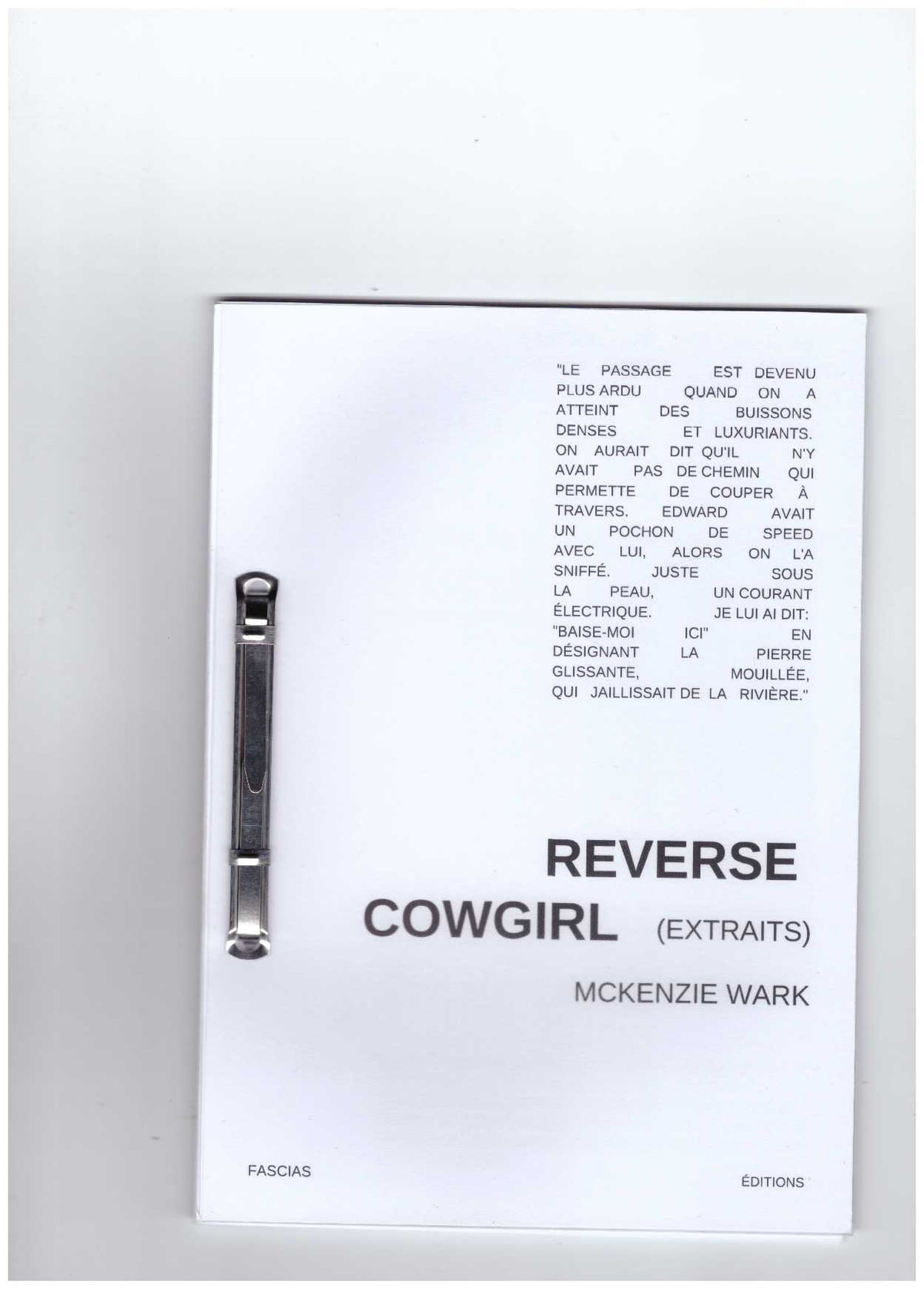 Fascias éditions #1 - Reverse Cowgirl (extraits)