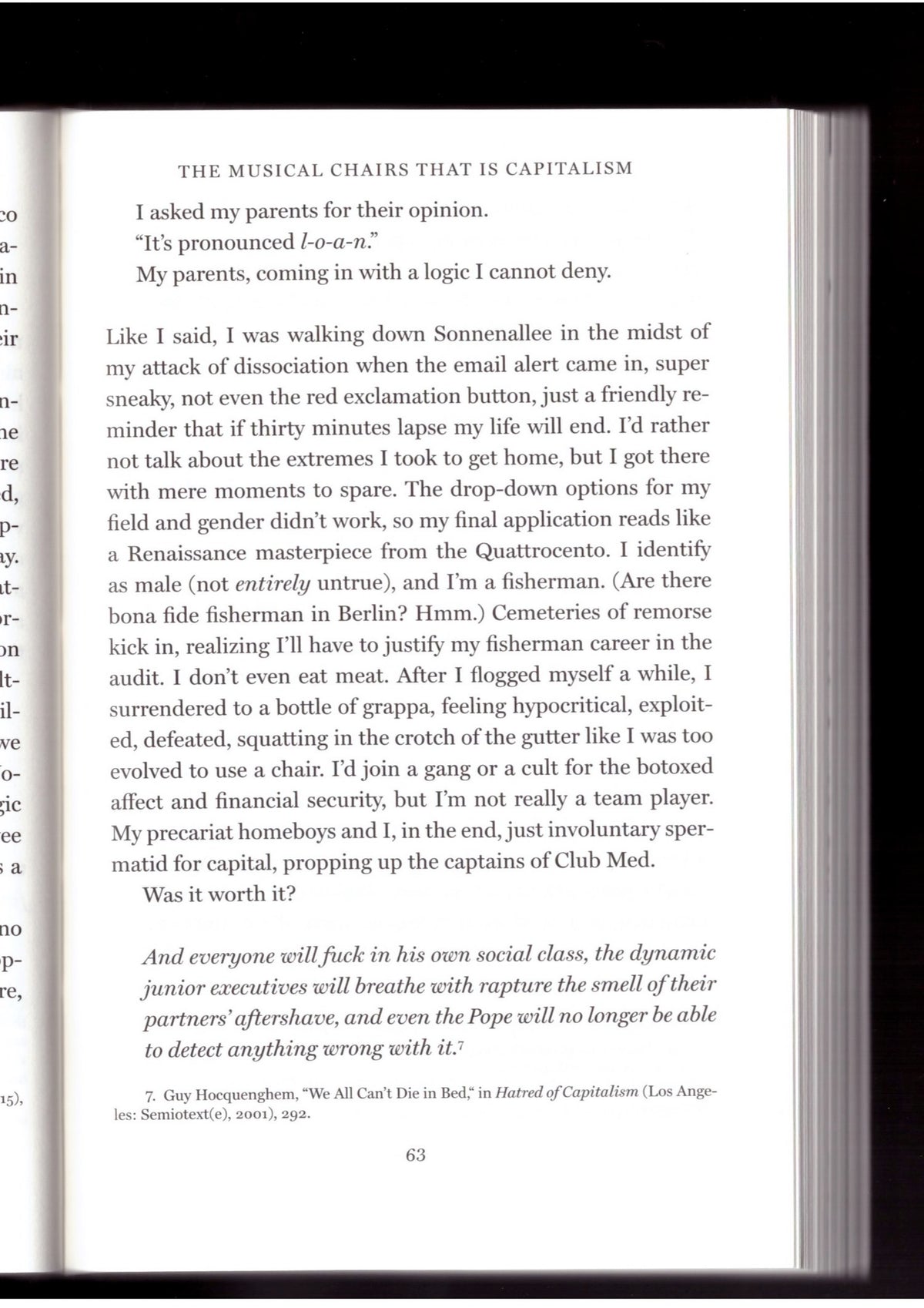 saké blue. Selected Writings