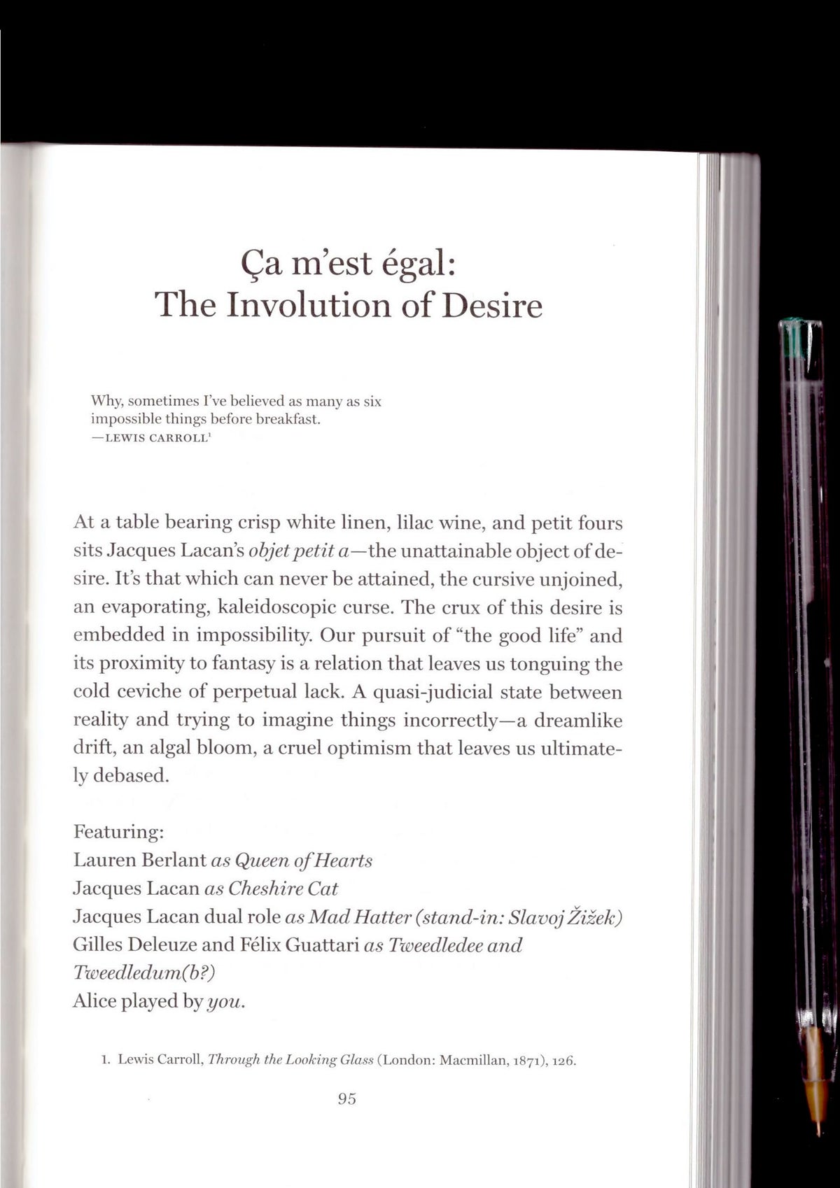 saké blue. Selected Writings