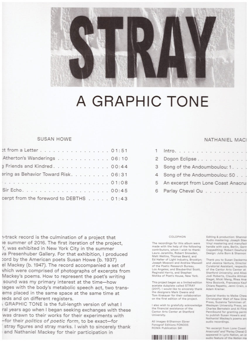 STRAY: A GRAPHIC TONE