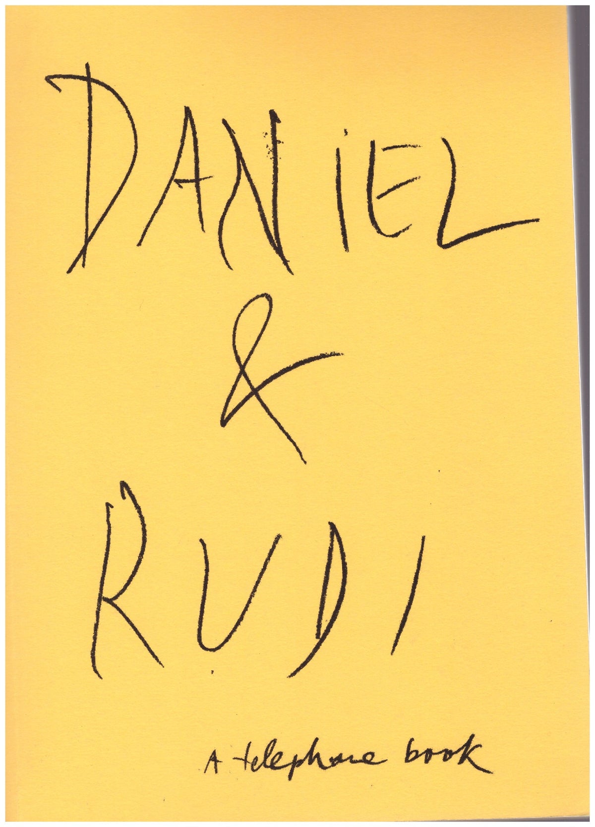 Daniel & Rudi, A telephone book