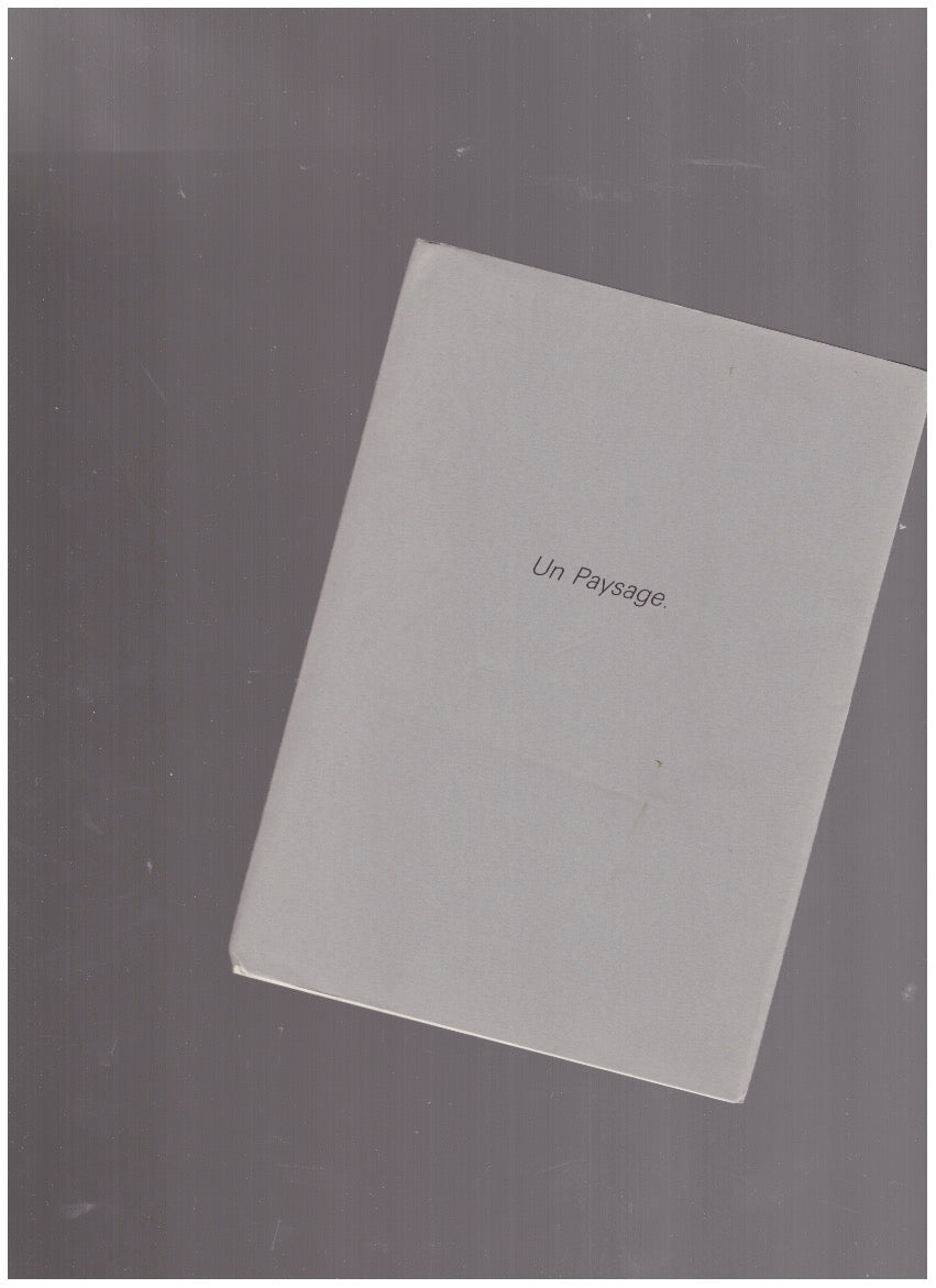 Un paysage ou Neuf vues du jardin de Ian Hamilton Finlay