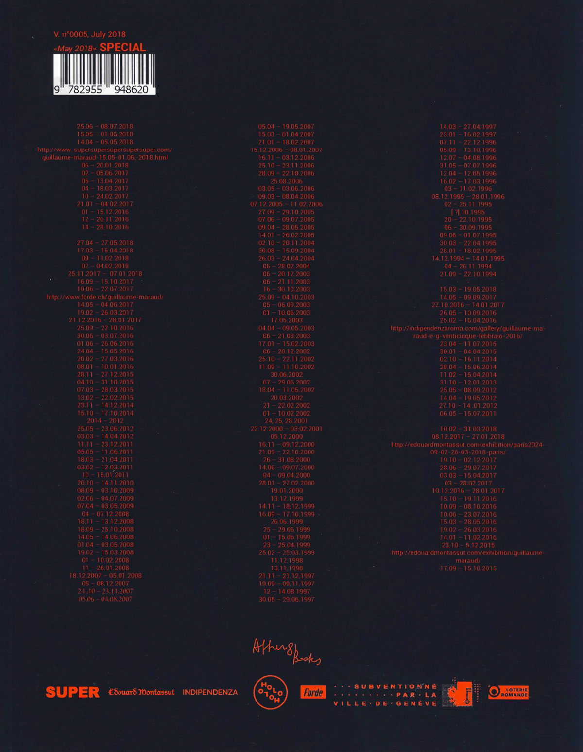 Version n°0005, July 2018, “May 2018 SPECIAL”