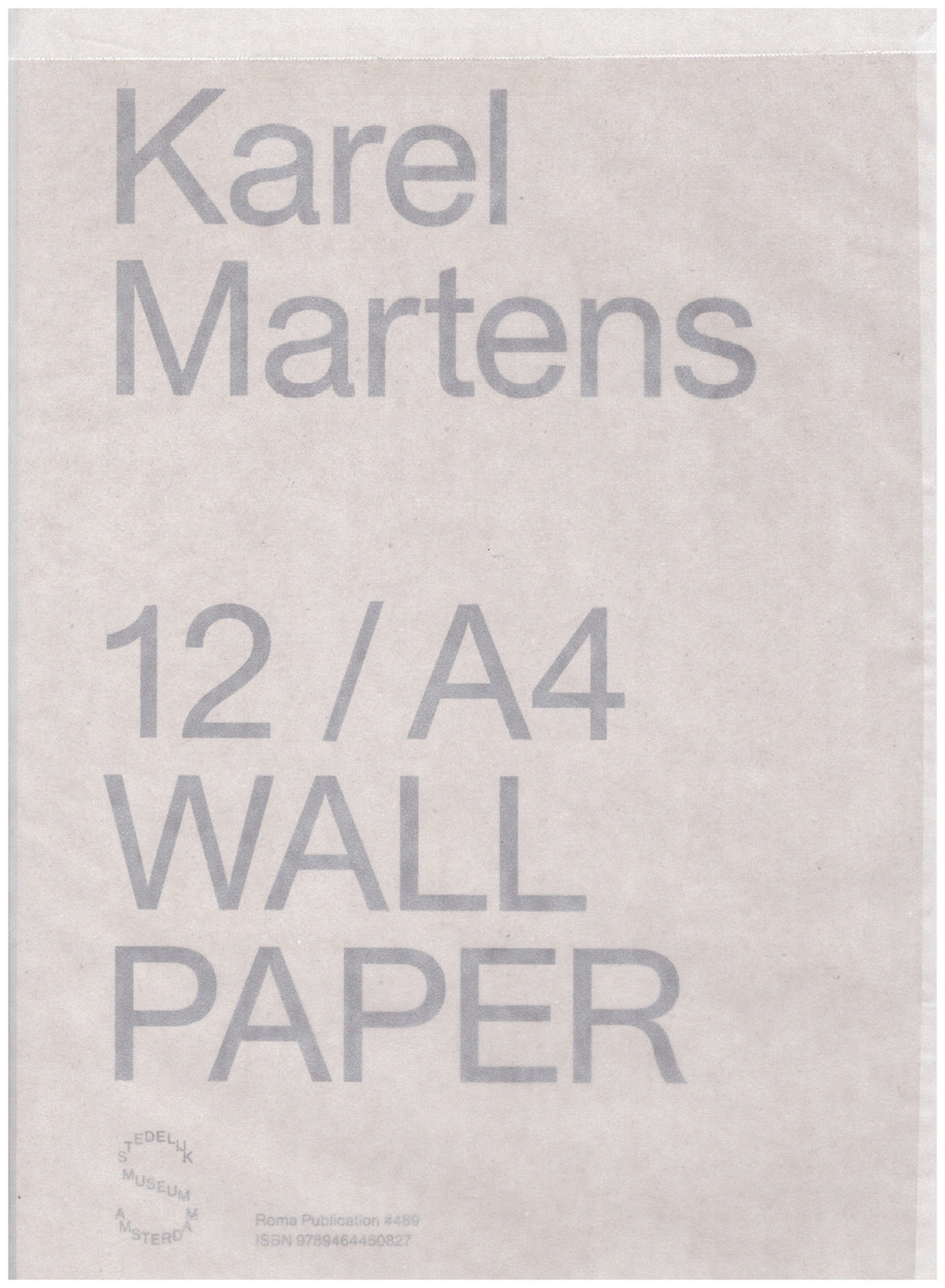 Karel Martens. 12/A4 Wallpaper