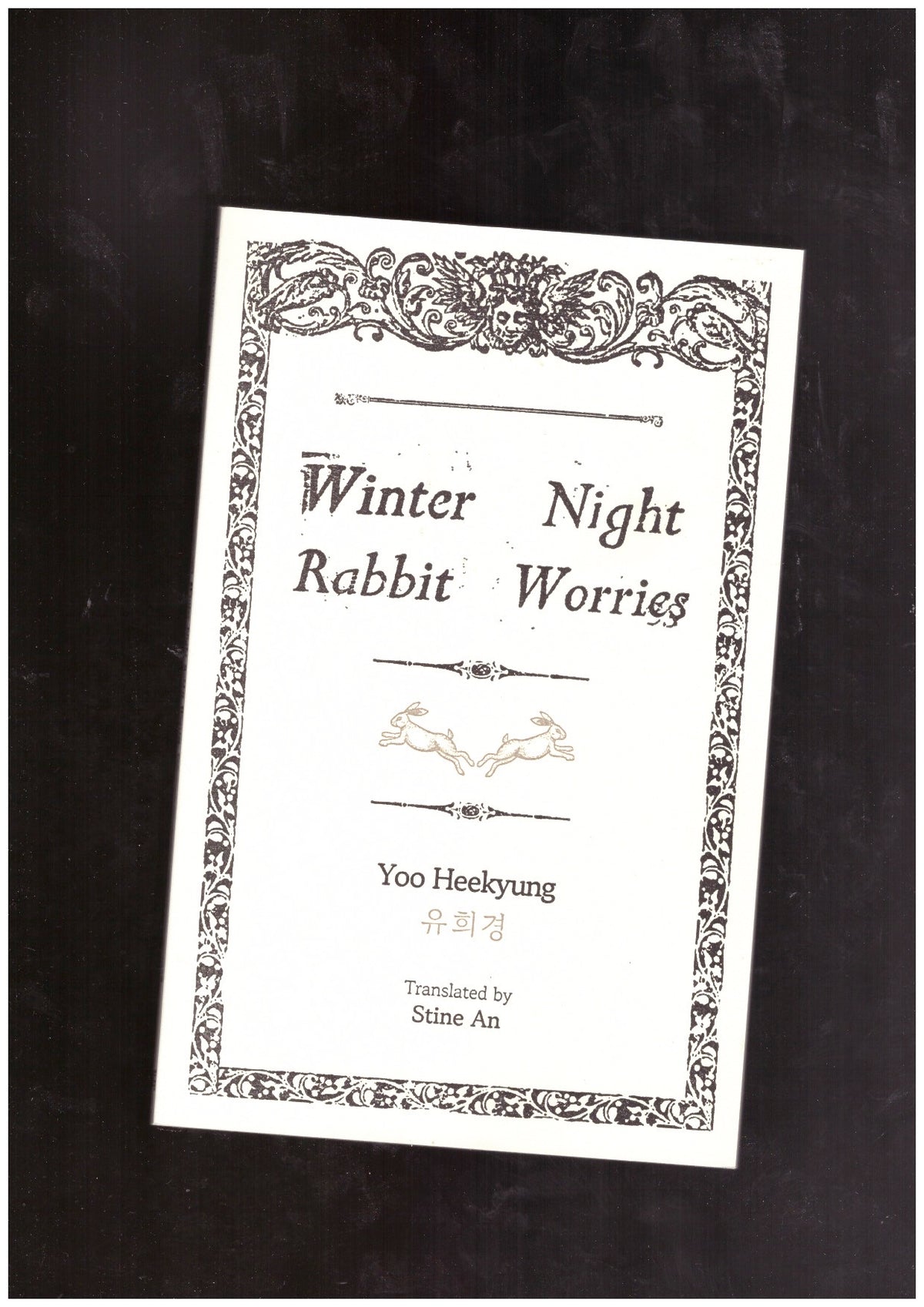 Winter Night Rabbit Worries
