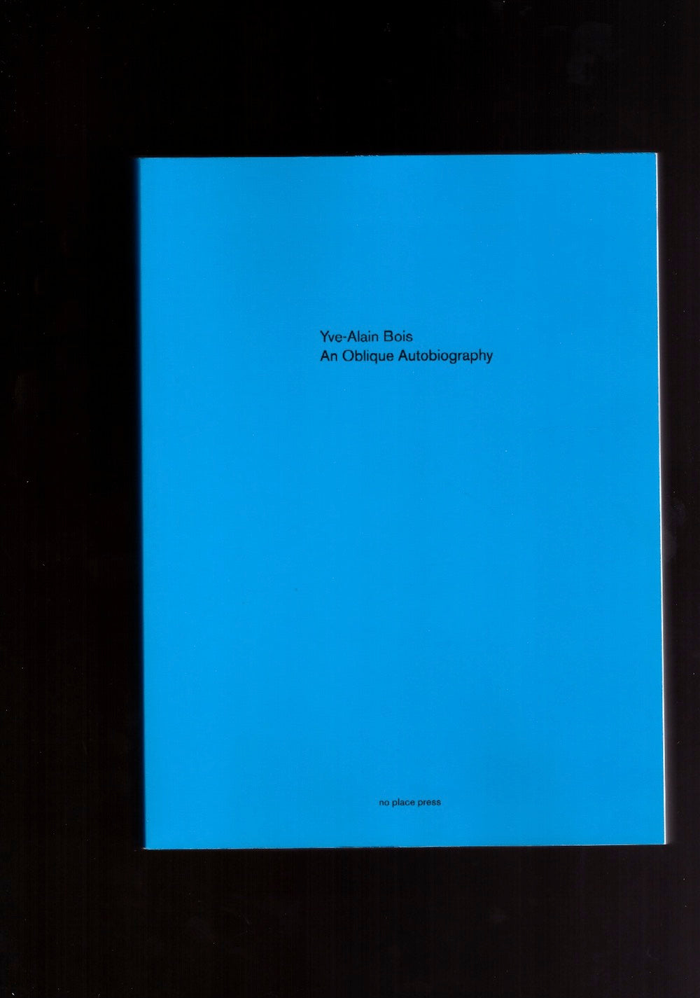 An Oblique Autobiography