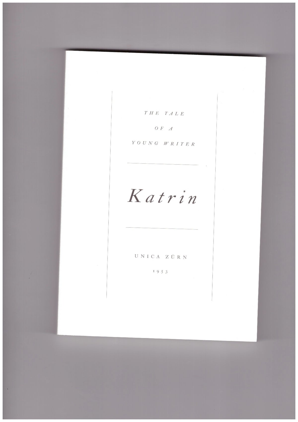 Katrin – The Tale of a Young Writer